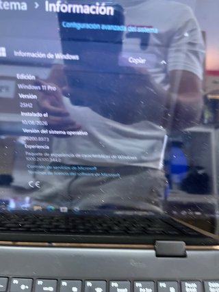 Portátil pantalla táctil negro#220240