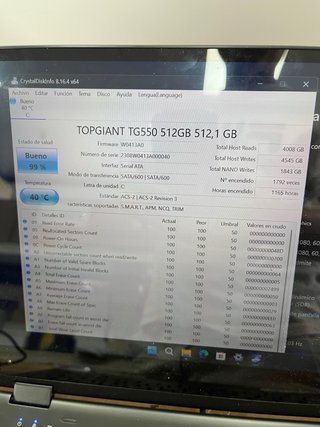 Portátil pantalla táctil negro#220240