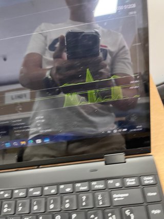 Portátil pantalla táctil negro#220240