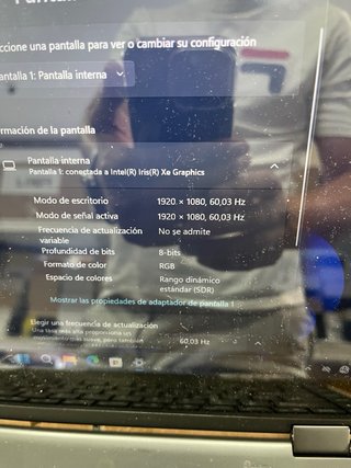 Portátil pantalla táctil negro#220240