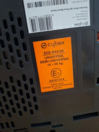 Silla coche Cybex hasta 12 años