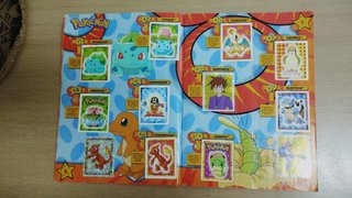 Álbum Pokémon Merlin Cromos Póster Original