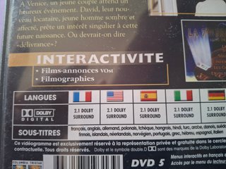 DVD La 7ème Prophétie (Demi Moore)