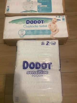 Pañales Dodot 166 unidades Talla 2 (4-8 kg)