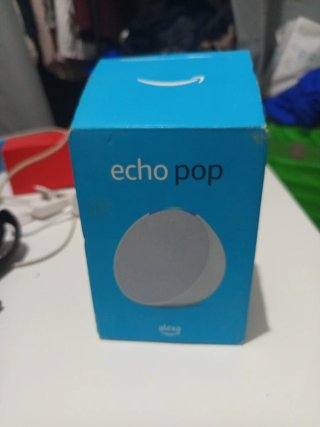 Amazon Echo Pop Alexa Gris Nuevo + Cargador