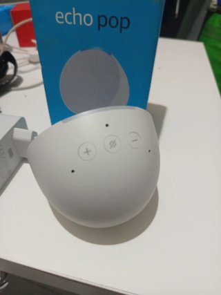 Amazon Echo Pop Alexa Gris Nuevo + Cargador
