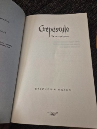 Crepúsculo un amor peligroso