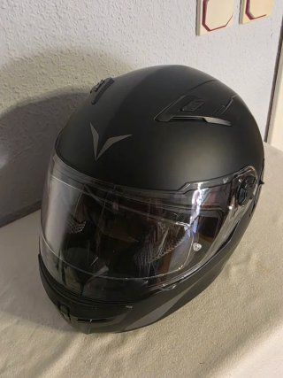 Casco integral moto negro
