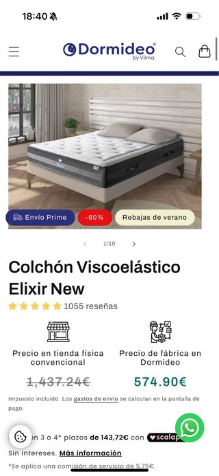 Colchón Elixir 200x200