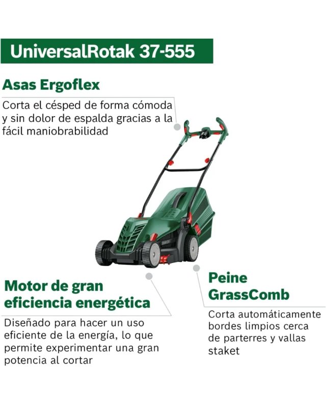 Cortacésped Bosch UniversalRotak 37-555