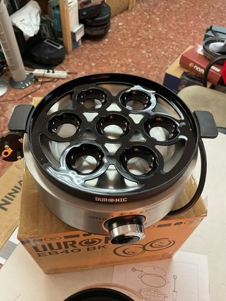 Duronic EB40 BK Hervidor de Huevos Eléctrico