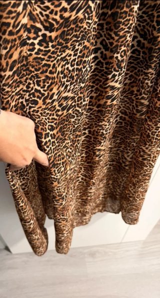 Vestido  estampado animal print Corte Inglés