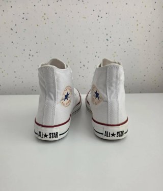 Converse Chuck Taylor All Star Talla 37.5 Blancas