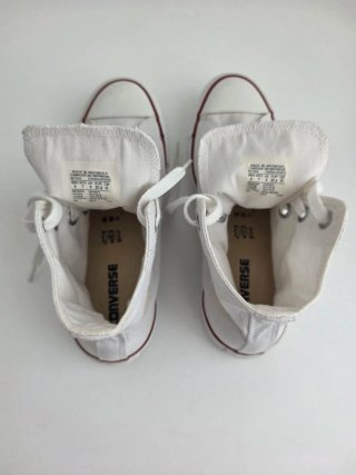 Converse Chuck Taylor All Star Talla 37.5 Blancas