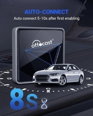 Adaptador CarPlay Android Auto Ottocas