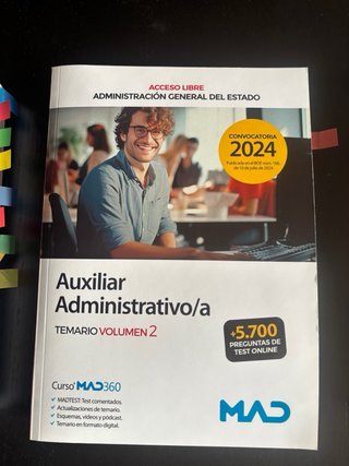 Libros oposiciones Auxiliar Administrativo AGE