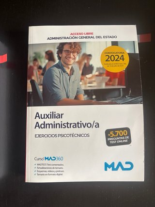 Libros oposiciones Auxiliar Administrativo AGE