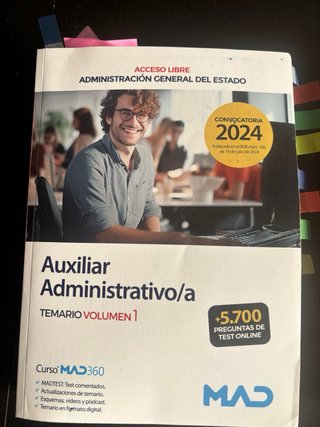 Libros oposiciones Auxiliar Administrativo AGE