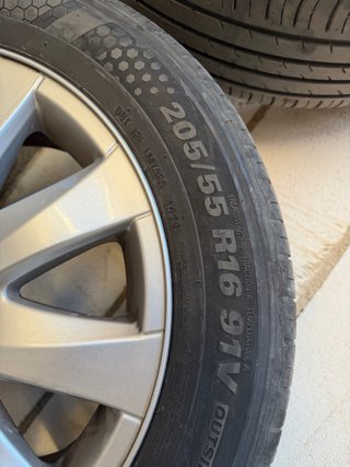 Llantas con neumáticos Renault scenic