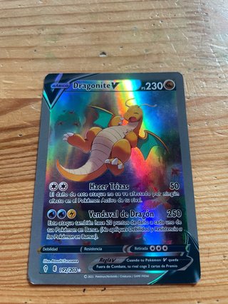 Carta Pokémon Dragonite V 192/203