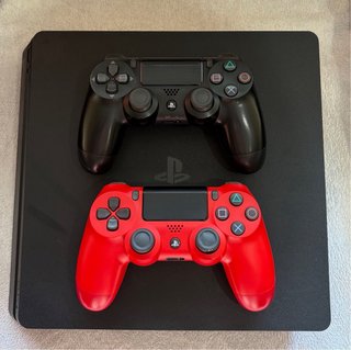 PS4 Slim 1TB + 2 Mandos + Cables