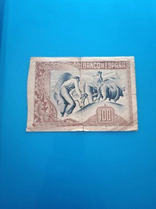 Billete 100 pesetas de Bilbao 1937