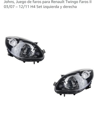 Juego Faros Renault Twingo II 03-12 H4