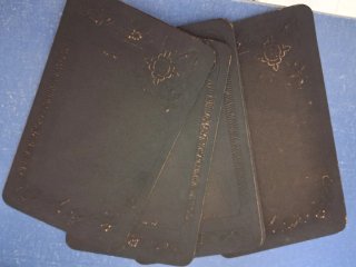 Tarjetas fúnebres antiguas 1890-1920