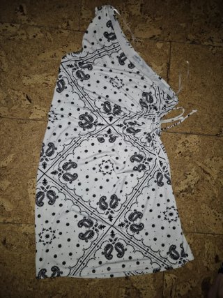 Vestido Bershka Blanco Talla L