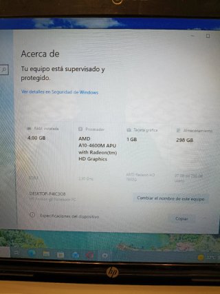 HP Pavilion g6 Laptop A10-4600m tarjeta 7660G 1 GB