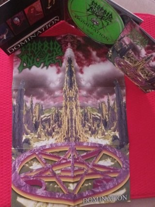 CD digipak con libreto y poster Morbid Angel Domin