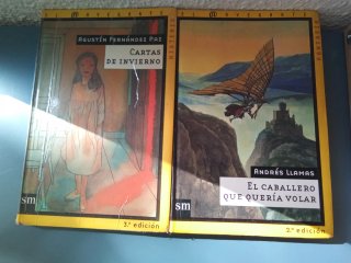 El Navegante, dos libros de literatura juvenil.
