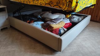 Letto contenitore matrimoniale