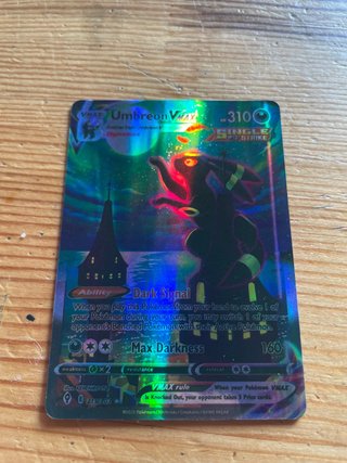 Carta Pokémon Umbreon VMAX 310 HP Single Strike