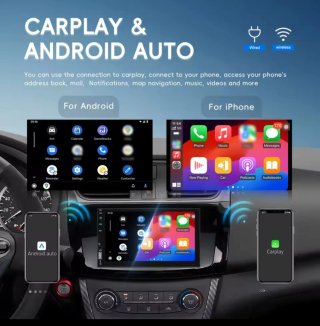 Radio Multimedia 1 DIN 7" CarPlay/Android, Camara