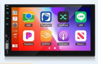 Radio Multimedia 1 DIN 7" CarPlay/Android, Camara