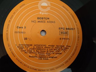 Boston - Don't Look Back Vinilo LP