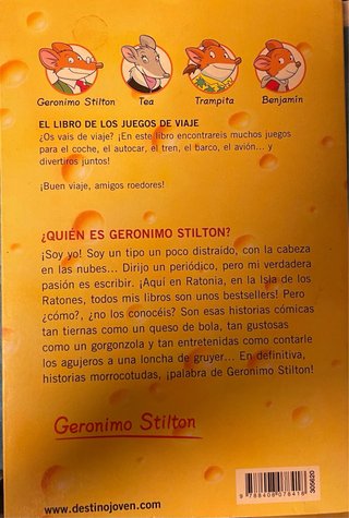 El libro de los juegos de viaje Geronimo Stilto...