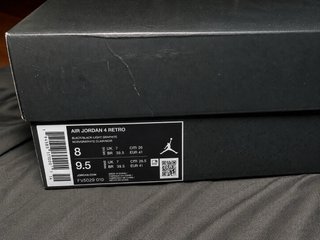 Jordan 4 Black Cat Talla 41