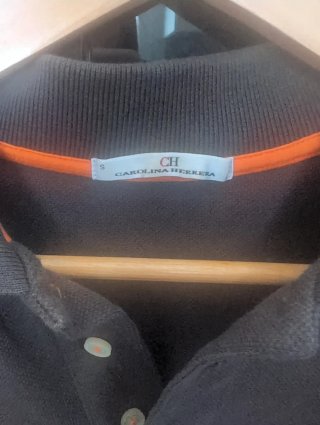 Polo marrón hombre