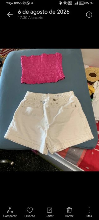 Conjunto pantalón y top