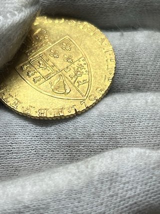 1 Guinea Británico “Pala” Jorge III 1798. Moneda