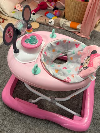 Andador Minnie Mouse rosa