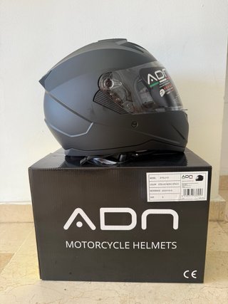 Casco Integral ADN Stelvio Negro Mate Talla S