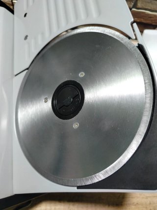 YASHE Cortadora de Fiambre 200W con Cuchilla Extra