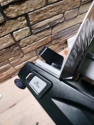 YASHE Cortadora de Fiambre 200W con Cuchilla Extra