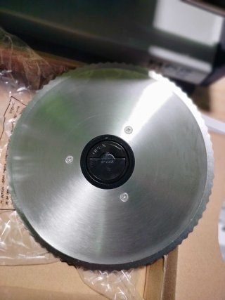 YASHE Cortadora de Fiambre 200W con Cuchilla Extra
