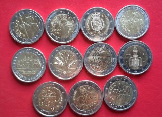 Lote 11 Monedas Conmemorativas Colección