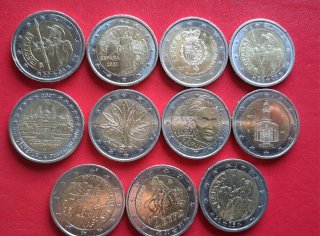 Lote 11 Monedas Conmemorativas Colección