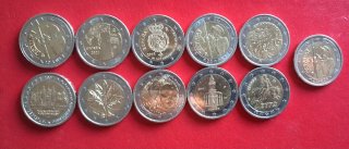 Lote 11 Monedas Conmemorativas Colección